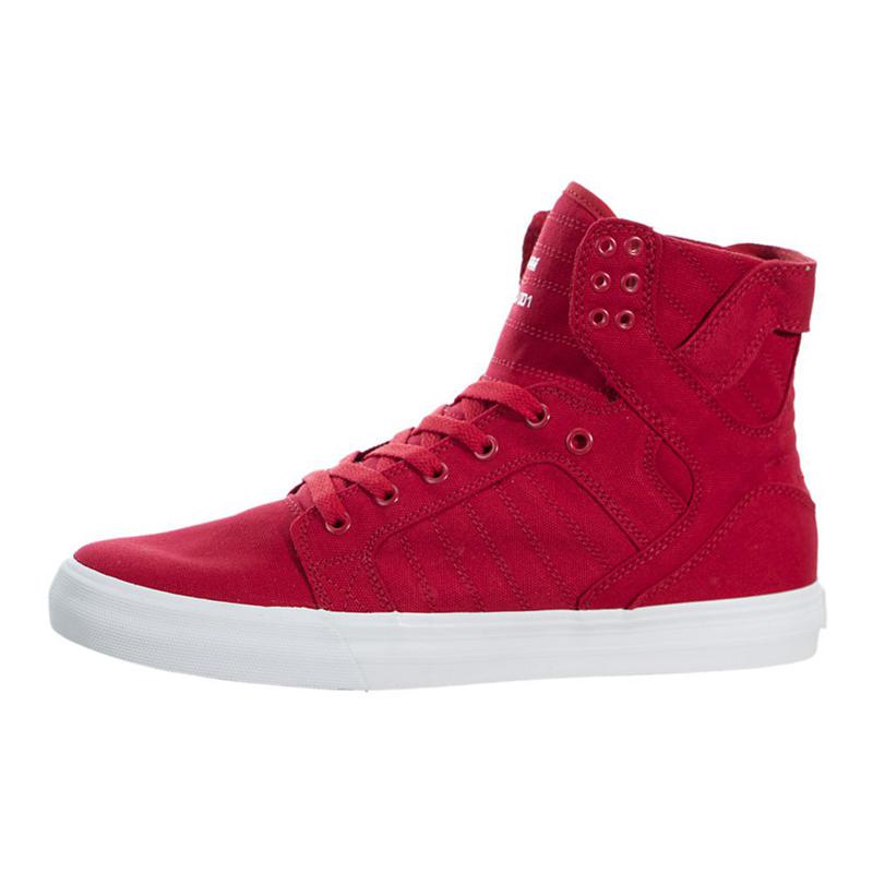 Zapatillas Altas Supra Argentina Hombre - SKYTOP Rojas (IHALC-4950)